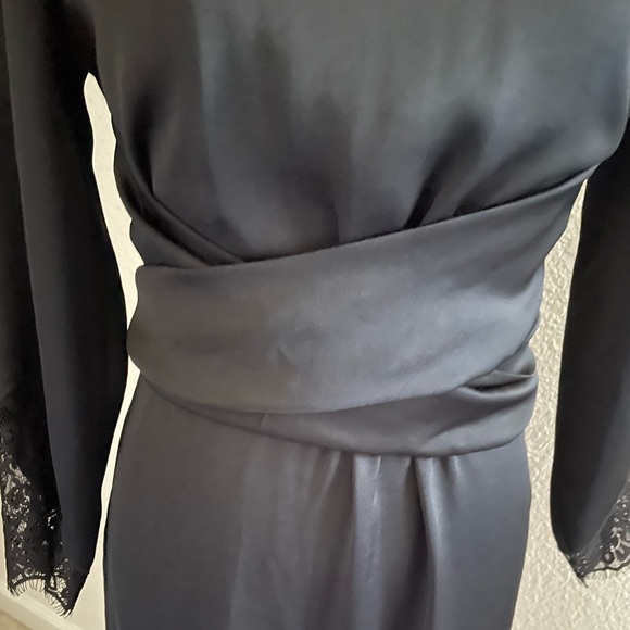 ZARA SATIN EFFECT DRESS - Picture 2 of 4